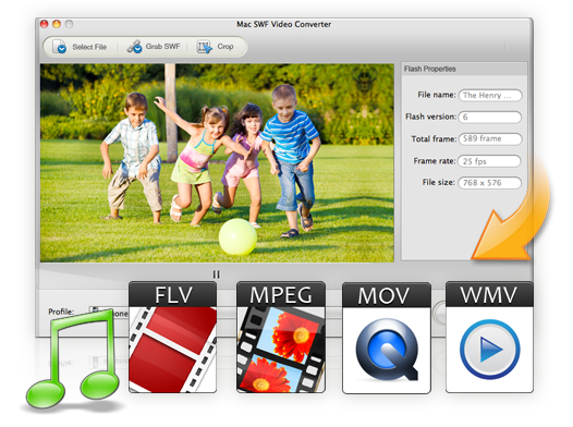 does avc free convert swf files to mp4