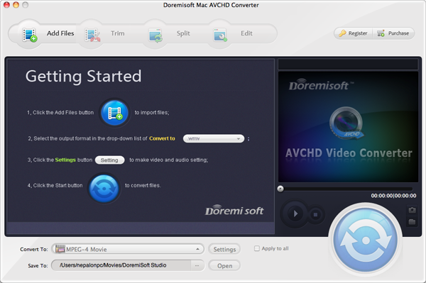 Doremisoft Mac AVCHD Converter 4.3.6 full